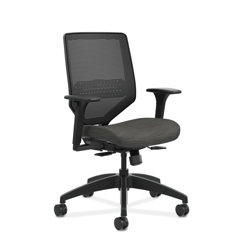 Chaise de bureau ergonomique HON Solve Mesh, Noir, Noir