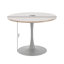 Round Metal Base Dining Table
