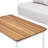 Abertamy 4Pc Upholstered Teak & Aluminum Outdoor Patio Conversation Set