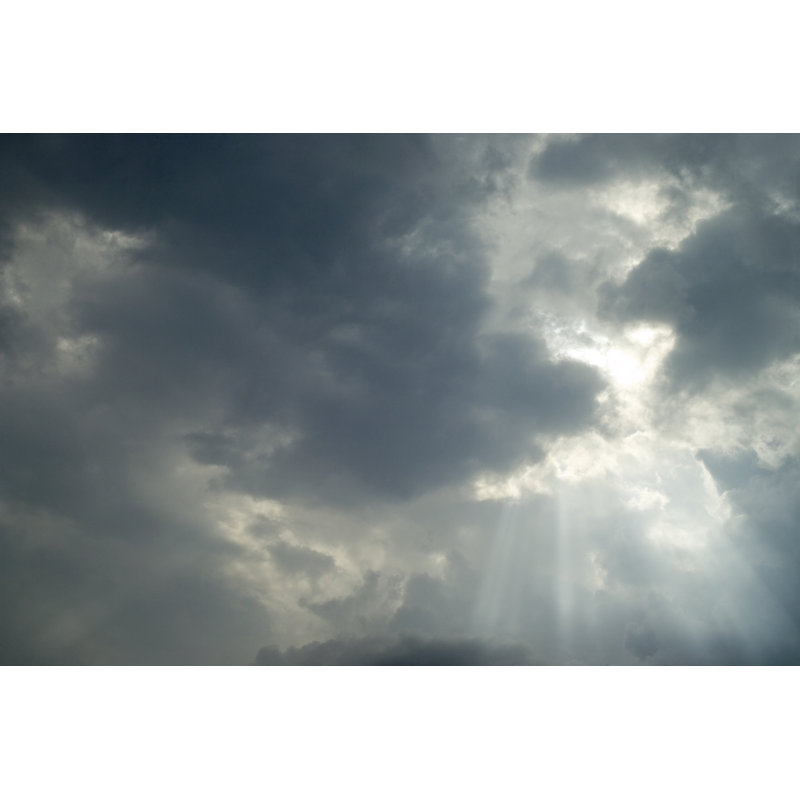 Rayons crépusculaires par Abzee, H 8 po x l 12 po