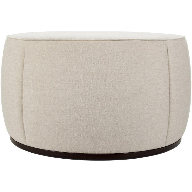 Repose-pieds Alexandria, Polyuréthane blanc / polyester
