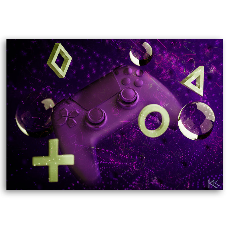 A Game Console - Wrapped Canvas Print, 70cm H x 100cm W
