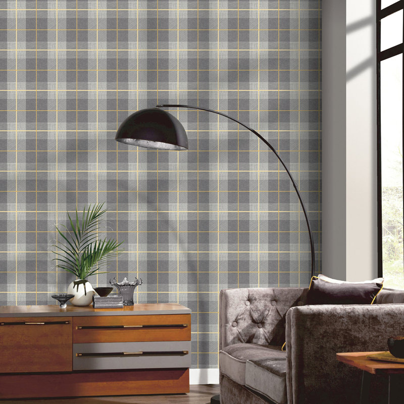 Papier peint Hector, Gris