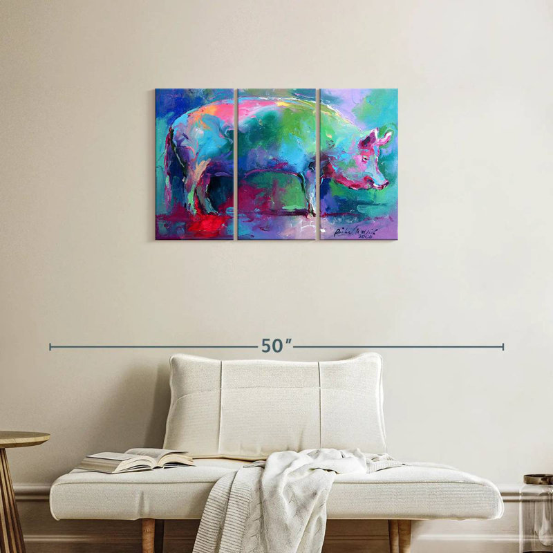 Brampt Pig II, 20" H x 33" W