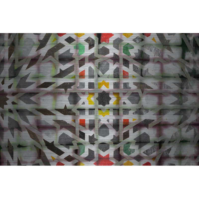 « demnate » par parvez taj-impression sans cadre sur métal, H 24 po x l 36 po x P 1,5 po