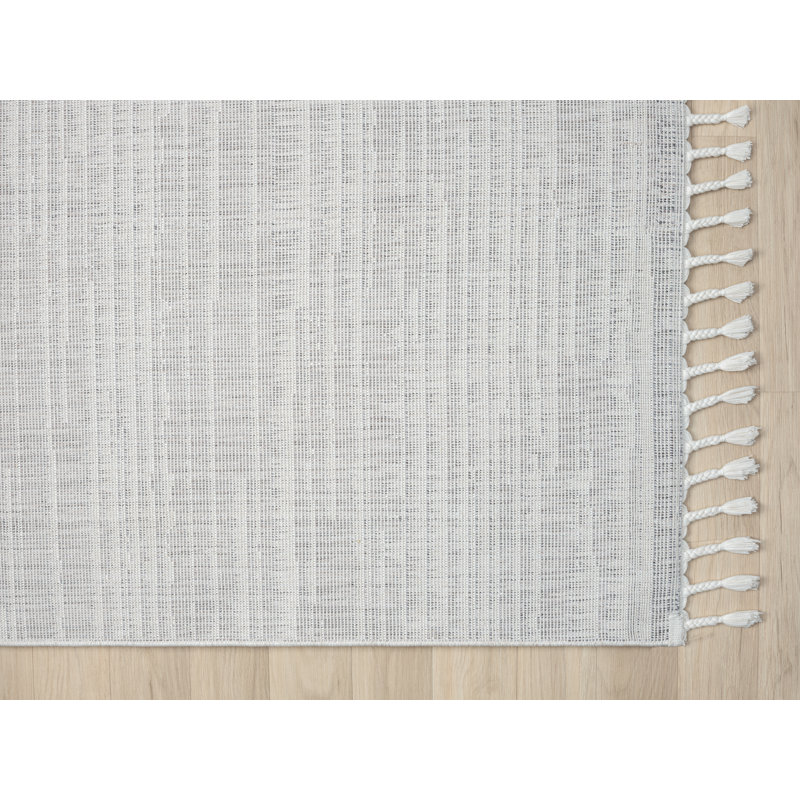 Amara white Rug, Rectangular 140 x 200cm