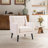 29" Wide Contemporary Upholstered Button-Tufted Armchair With Solid Wood Legs-712483920