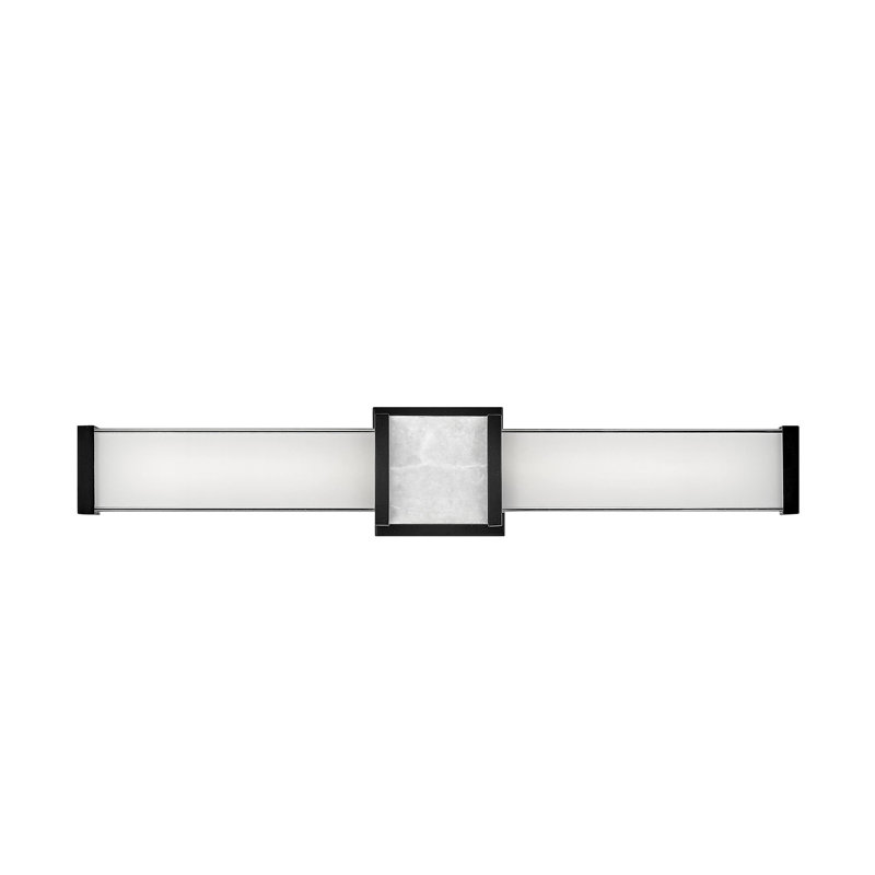 Pietra 24.75" Integrated LED Bath Vanity Light Bar, Black