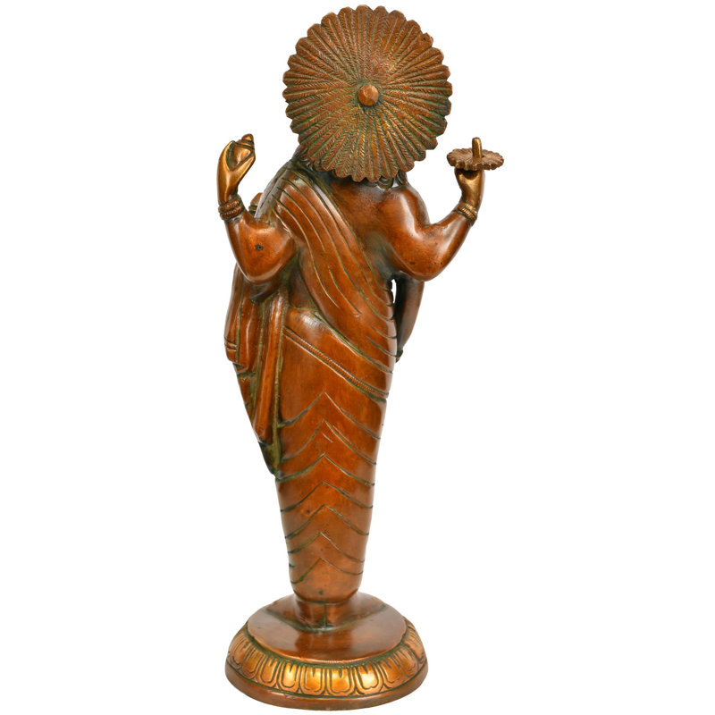 11 "Dhanvantari - Le médecin des dieux en laiton | Fabriqué à la main | Fabriqué en Inde