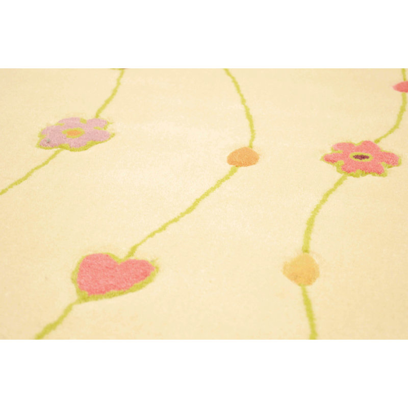 Floral Hand Woven Area Rug, Rectangle 140 x 200cm