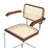 Marcel Breuer Cesca Cane Cantilever Dining Armchair Arm Chair-1319353979