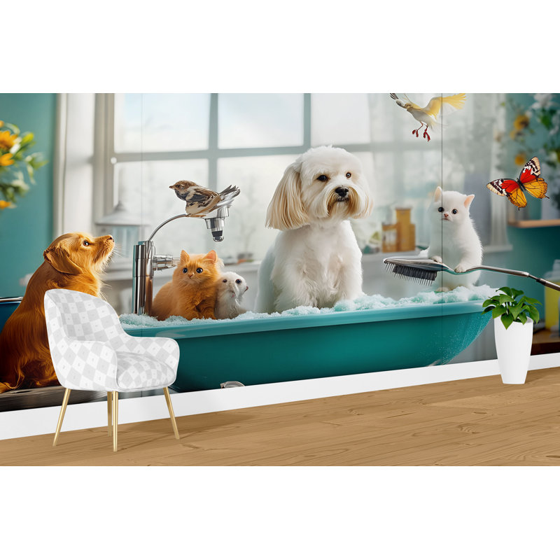 Animal Bath, L 10 po x l 8 po, Premium Non-Woven