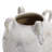 Vintage Mutli-Color Gray and White Terracotta 11-Inch Round Amphora Vase with Handles-317410981