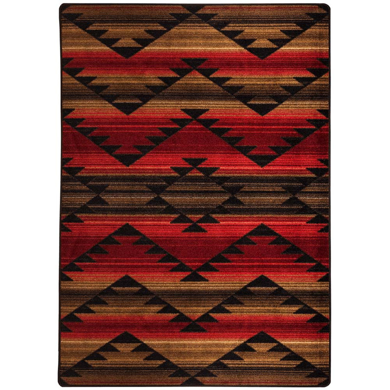 Cadnite Chevron Indoor Rug, Rectangle 5'4" x 7'8"