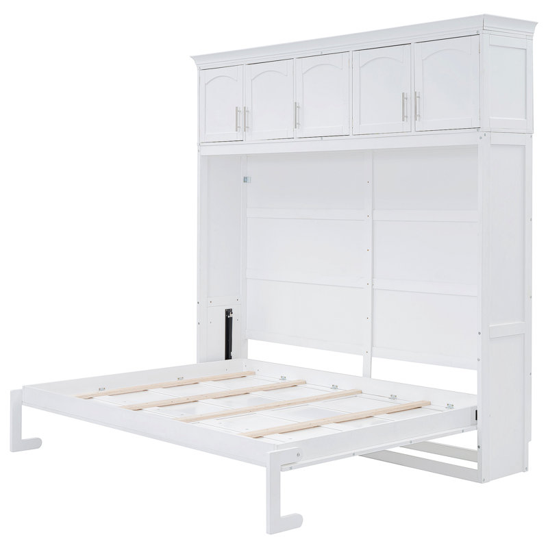 Murphy Bed Wall Bed With Top Cabinets