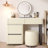 Edorta 55.1" W Marble and Solid Wood Makeup Vanity Set-1536713383