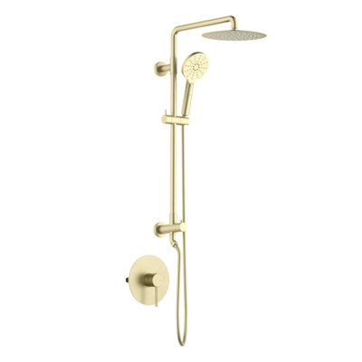 Dual Function Complete Shower System with Rough-in Valve