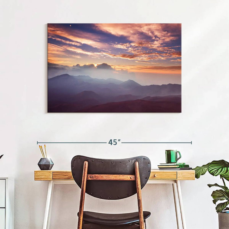 Alvord Haleakala Misty Sunrise, H 26 po x l 39 po
