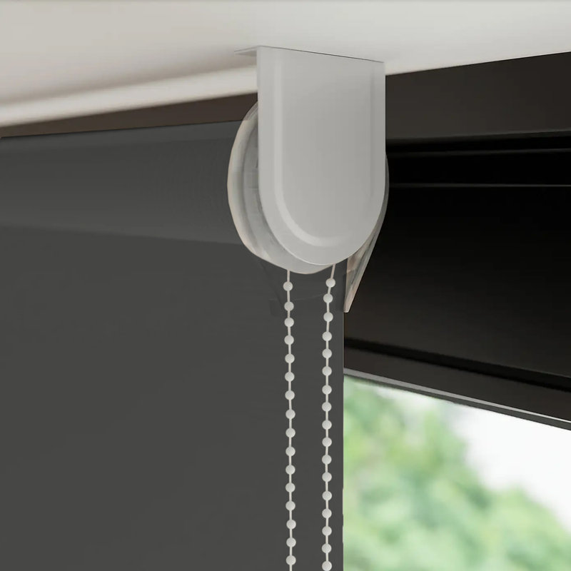 Blackout Roll-Up Blind, 45 cm L x 240 cm W, Grey