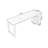 Walnut Rectangular Solid Wood desk-108841192