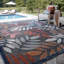 Tapis transitionnel à motif floral Gilda-1243728787