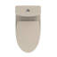 Toilette allongée monobloc TOTO® Aquia® IV à chasse double 1,0 et 0,8 GPF, WASHLET® + Ready avec CEFIONTECT®, coton blanc-34439882