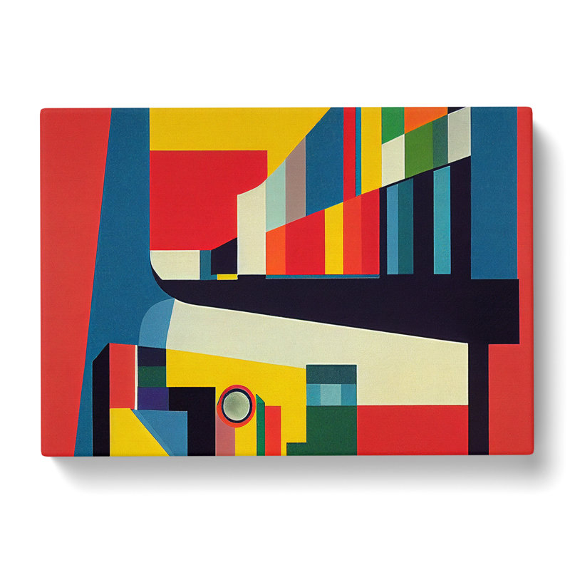 XXX-H1022-WF-8493X Sublime Modern Art - Wrapped Canvas Print
