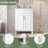 Single 24'' Bathroom Vanity With Ceramic Top-1844762474
