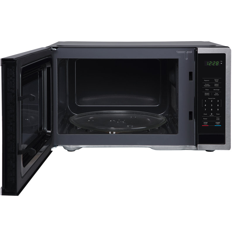 Magic Chef® 1.1 Cu. Ft. 1,000-Watt Digital Touch Countertop Microwave, Silver, Stainless Steel