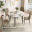 Parma Round Metal Base Dining Table