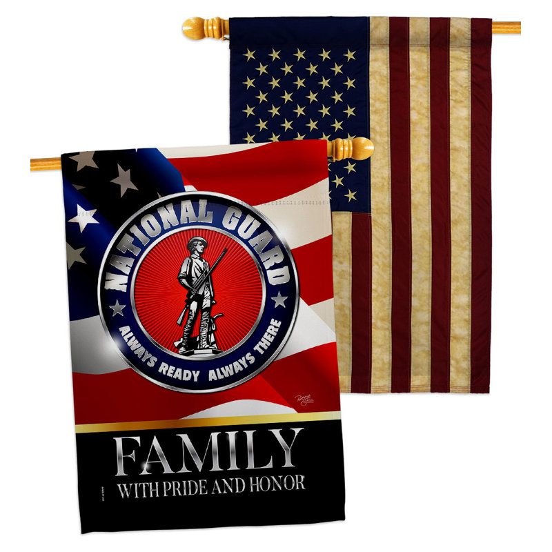 Double Sided 40'' H x 28'' W Polyester House Flag