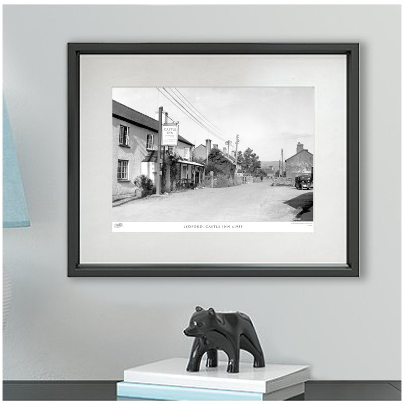 Lydford, Castle Inn C1955 by Francis Frith - Single Picture Frame Print, 45cm H x 60cm W x 2.3cm D