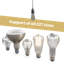 Aniylah 1 - E27 Vintage Light Fitting Ceiling Rose Fabric Cable Vintage Twisted Braided Pendant Lamp Holder Kit-1620526704
