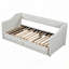Extendable Upholstered Daybed with Two Drawers-73011100