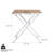 Modern Folding Square Table