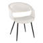 Chaises de salle à manger contemporaines rembourrées avec similicuir confort - ensemble de 2-1353217110