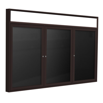 Ghent Vinyl Enclosed Cabinet Letter Board