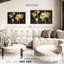 «Gold Map», reproduction sur toile-597232523