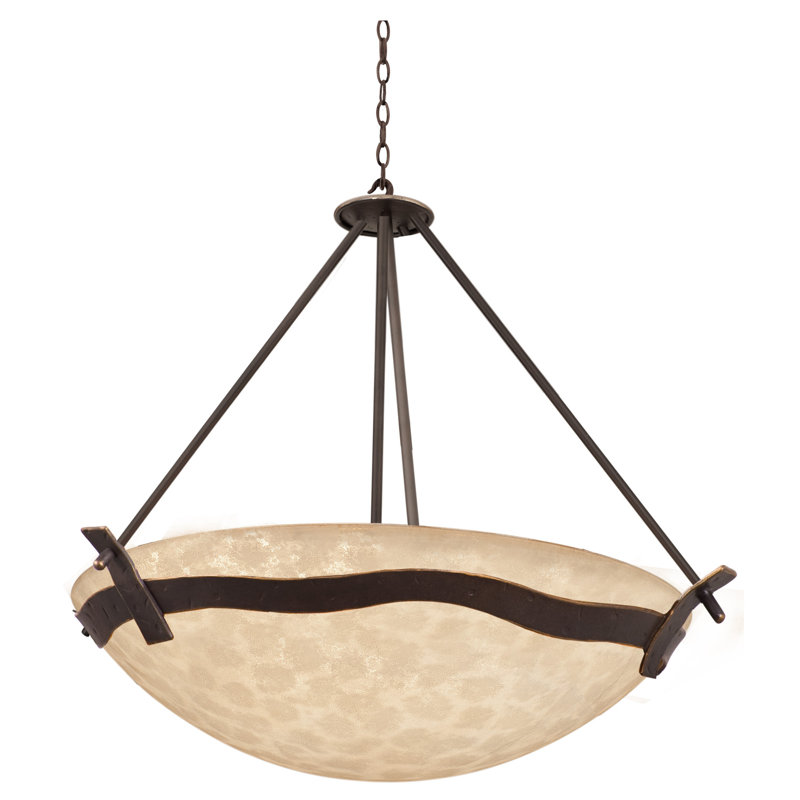 Aegean 6 - Light Unique/Statement Pendant, Victorian Penshell, Tawny Port