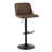 Swivel Upholstered Adjustable Height Counter Stool with Metal Frame-105186242-105186249