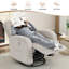 Fauteuil inclinable, oscillant et oscillant de 33 po en velours côtelé moderne avec accoudoirs plus larges, double poches pour la chambre de bébé et le salon-1446311187