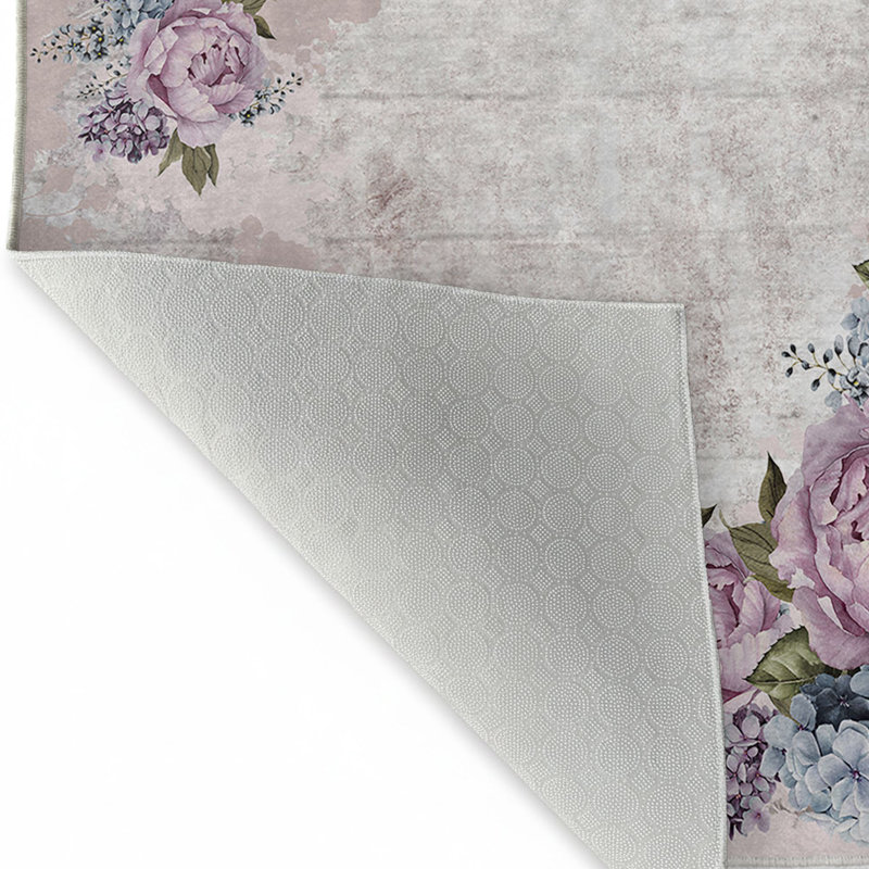 Stylish Hall Carpet 2.6 x 9.8 Feet - 100% Polyester, 0.04 in Pile Height | Antibacterial, Non-Slip PVC Felt Dot Underside | Machine Washable, 3D Digital Print | Perfect for Home Entryways & Living Spaces
