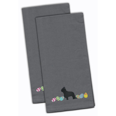 Cotton Embroidered Tea Towel Kitchen Towel