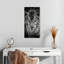 Tigre bleu sur toile-82396668