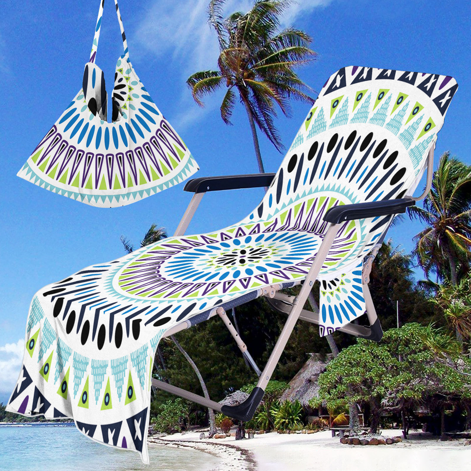 Amazon Lounge Chair Beach Towel With Fitted Pocket Top Pool Chair