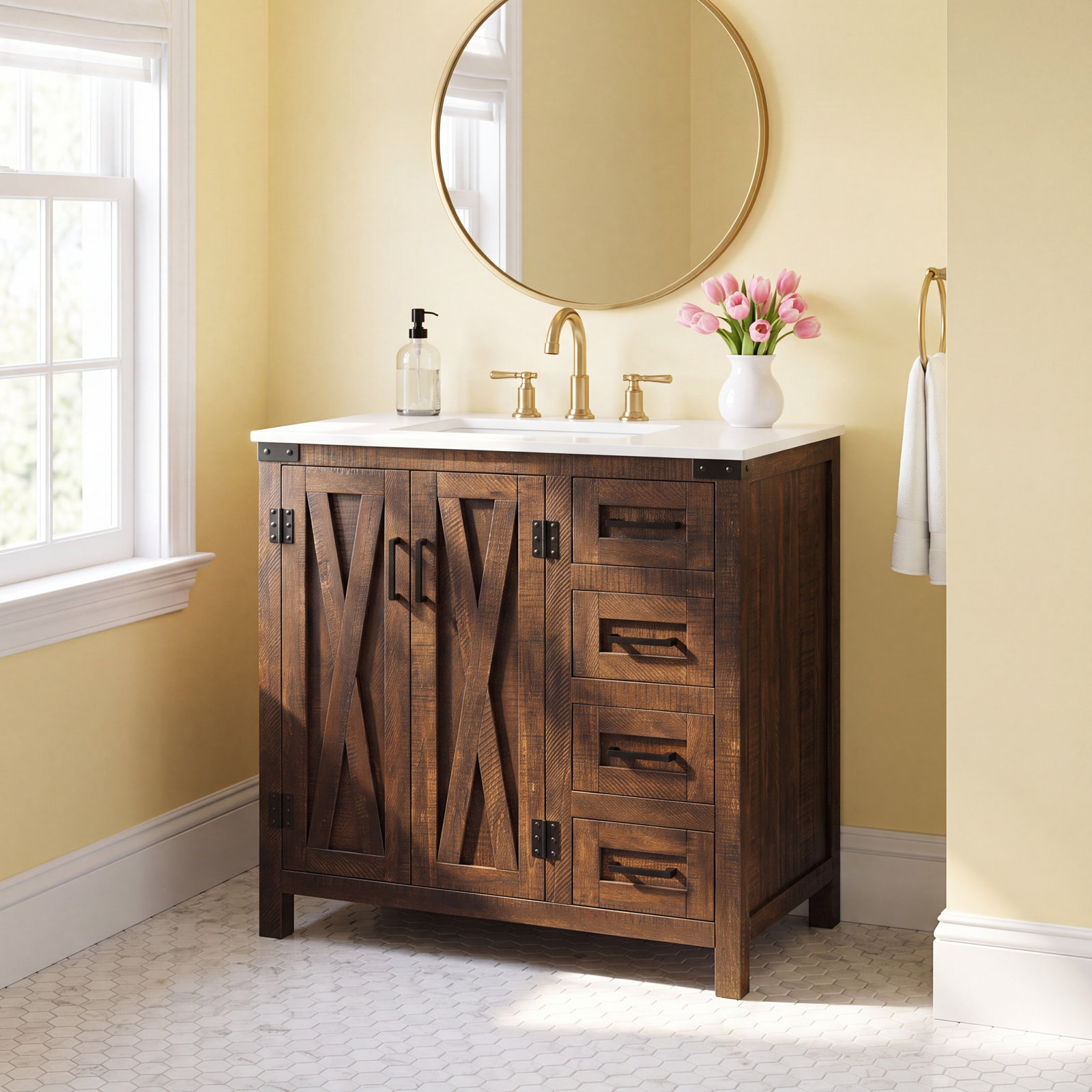 Slayton 32 " Single Bathroom Vanity, Expresso