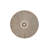 Round Solid Mango Wood Coffee Table with Starburst Pattern