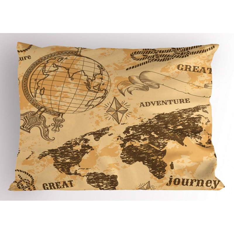 Steampunk Polyester Sham Set, Twin
