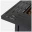 Foyer de table carré au propane 28 po avec cadre en fer noir