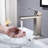 Single Handle Stainless Steel Bathroom Sink Faucet